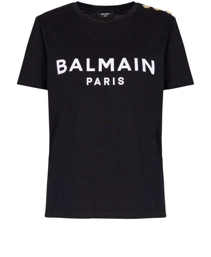 BALMAIN - Cotton t-shirt with logo