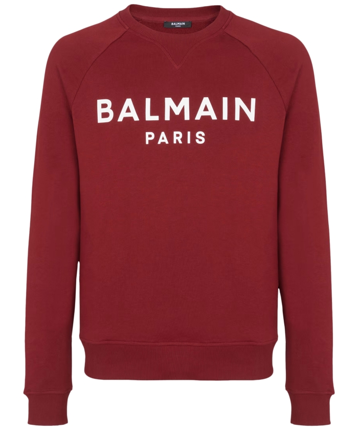 BALMAIN - Cotton sweatshirt with logo
