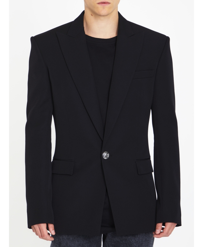 BALMAIN - Black wool jacket