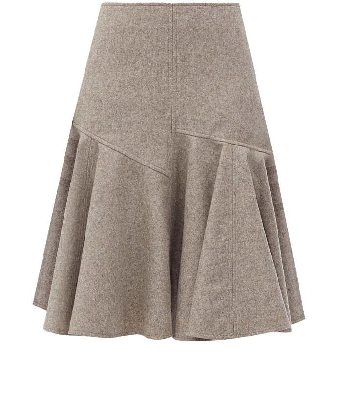 BOTTEGA VENETA - Wool flannel skirt