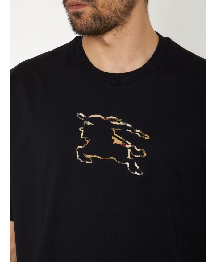 BURBERRY - T-shirt con Cavaliere Equestre