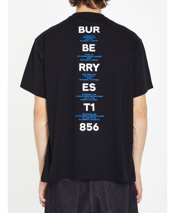 BURBERRY - T-shirt con stampa Mod