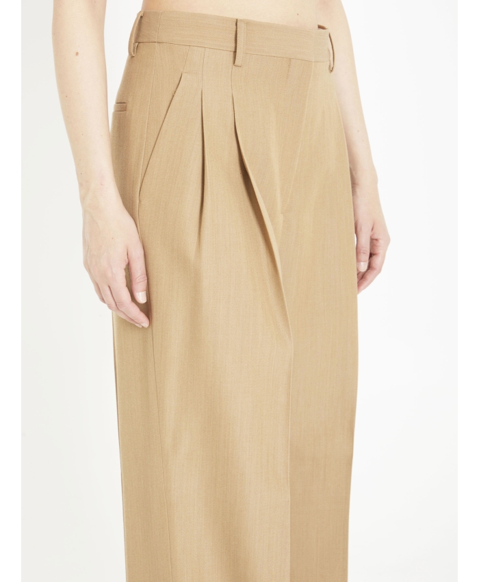 BURBERRY - Wool tailored trousers