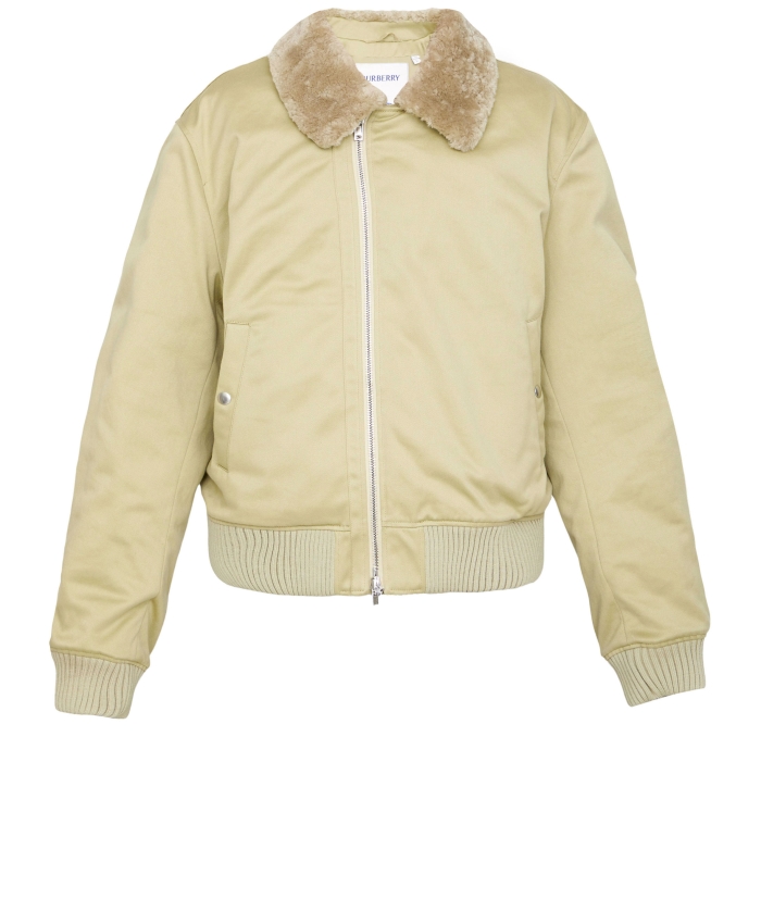 BURBERRY - Cotton bomber jacket