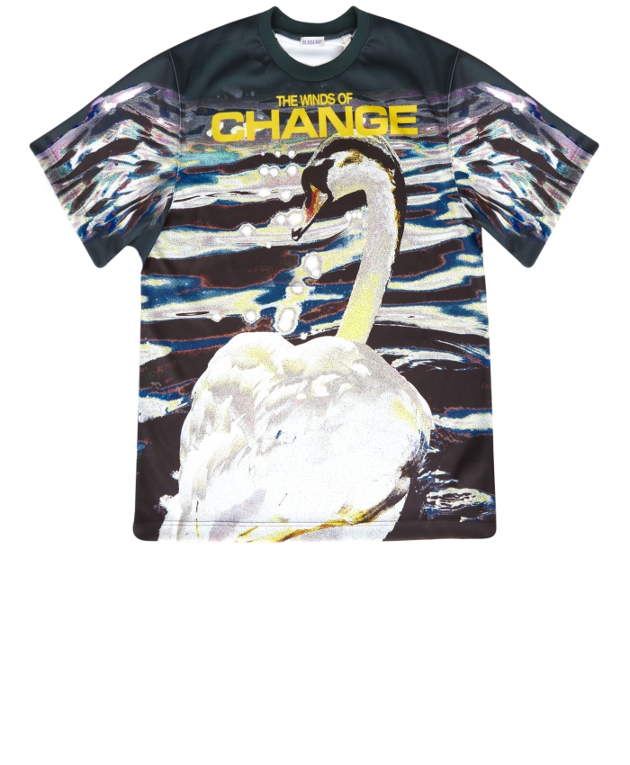 BURBERRY - T-shirt Swan