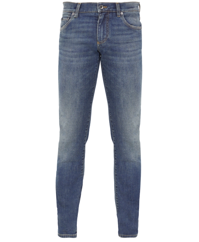 DOLCE&GABBANA - Jeans in denim blu