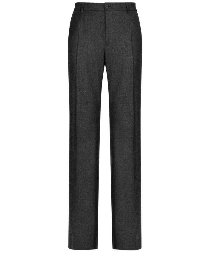 DOLCE&GABBANA - Stretch flannel trousers