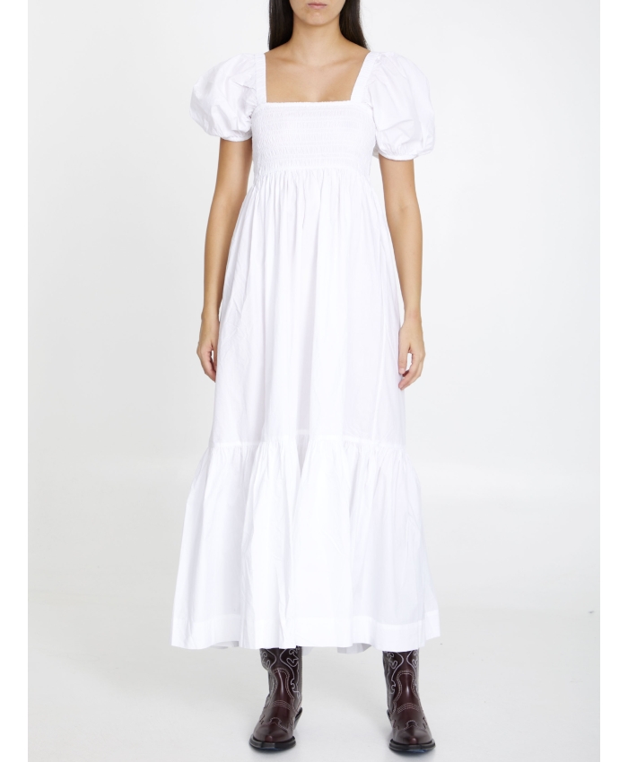 GANNI - Cotton poplin maxi dress