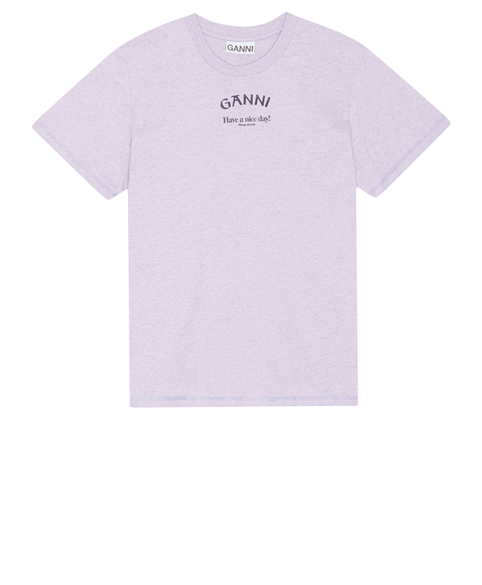 GANNI - Ganni logo t-shirt