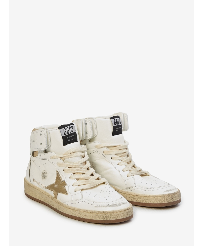 GOLDEN GOOSE - Sky-Star leather sneakers