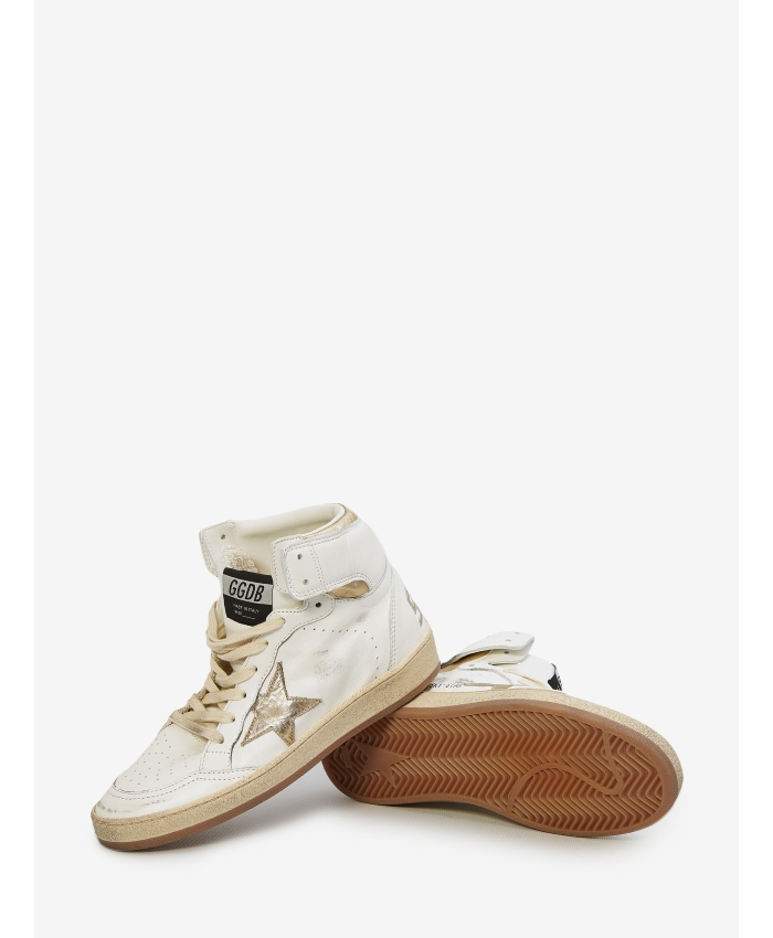 GOLDEN GOOSE - Sky-Star leather sneakers