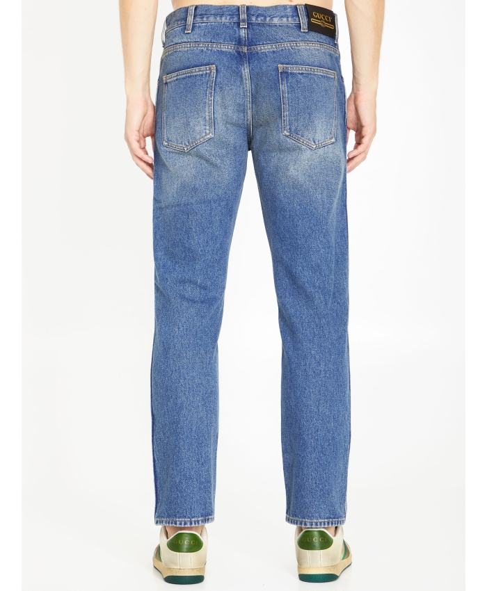 GUCCI - Tapered washed jeans