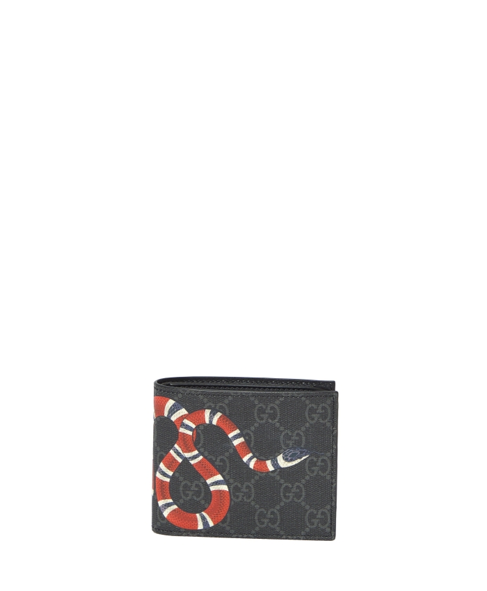 GUCCI - GG Supreme wallet with Kingsnake