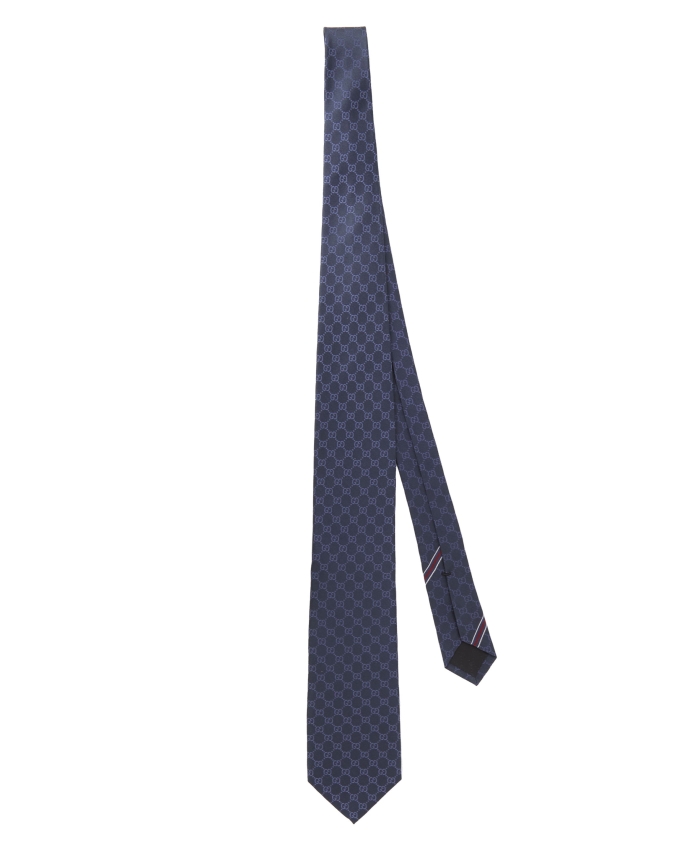 GUCCI - Cravatta con motivo Doppia G