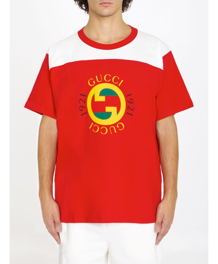 GUCCI - T-shirt in jersey di cotone