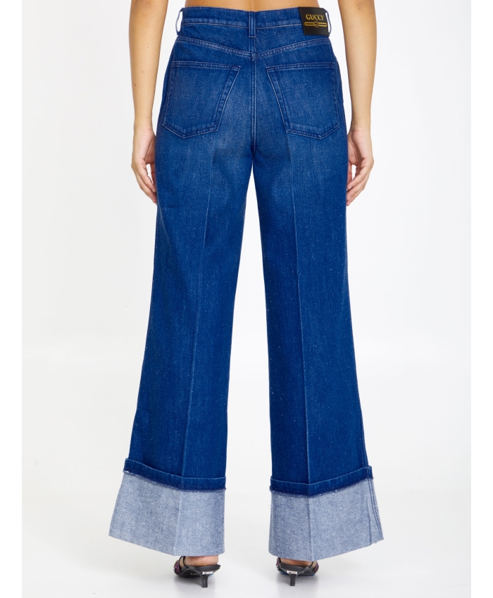 GUCCI - Gucci print jeans
