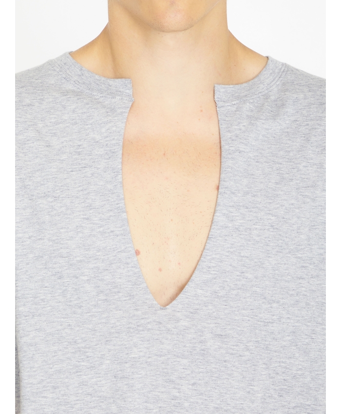 GUCCI - T-shirt in cotone grigio