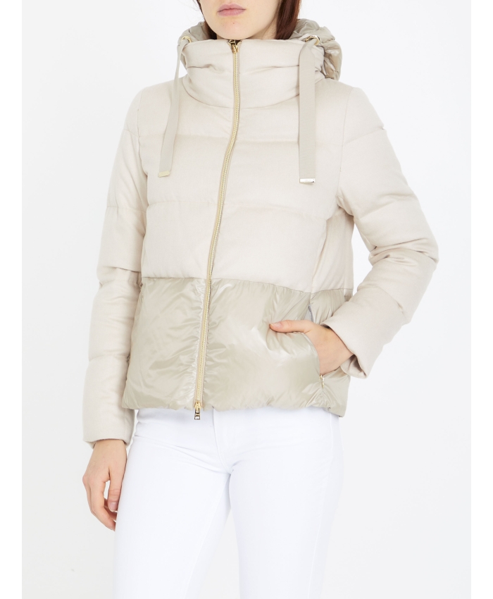 HERNO - Silk and cashmere down jacket