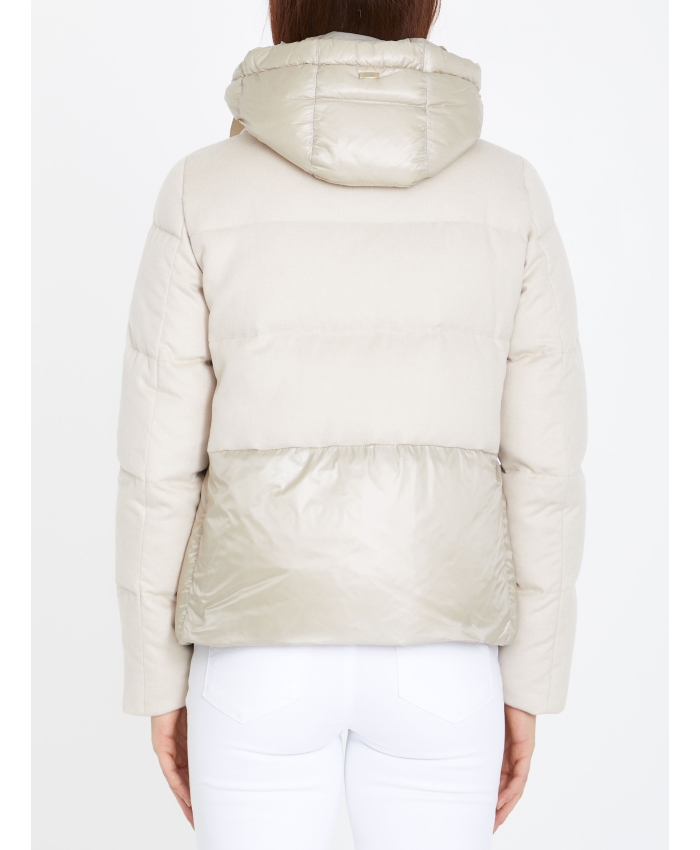 HERNO - Silk and cashmere down jacket