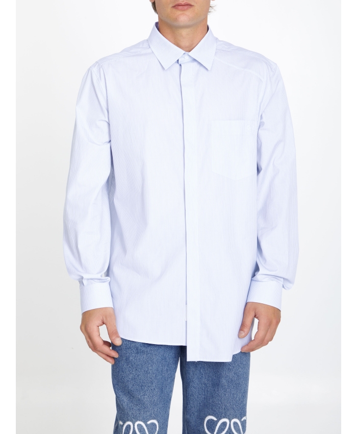 LOEWE - Asymmetric cotton shirt