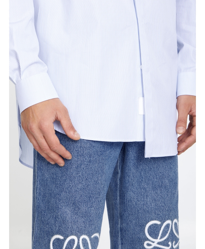 LOEWE - Asymmetric cotton shirt