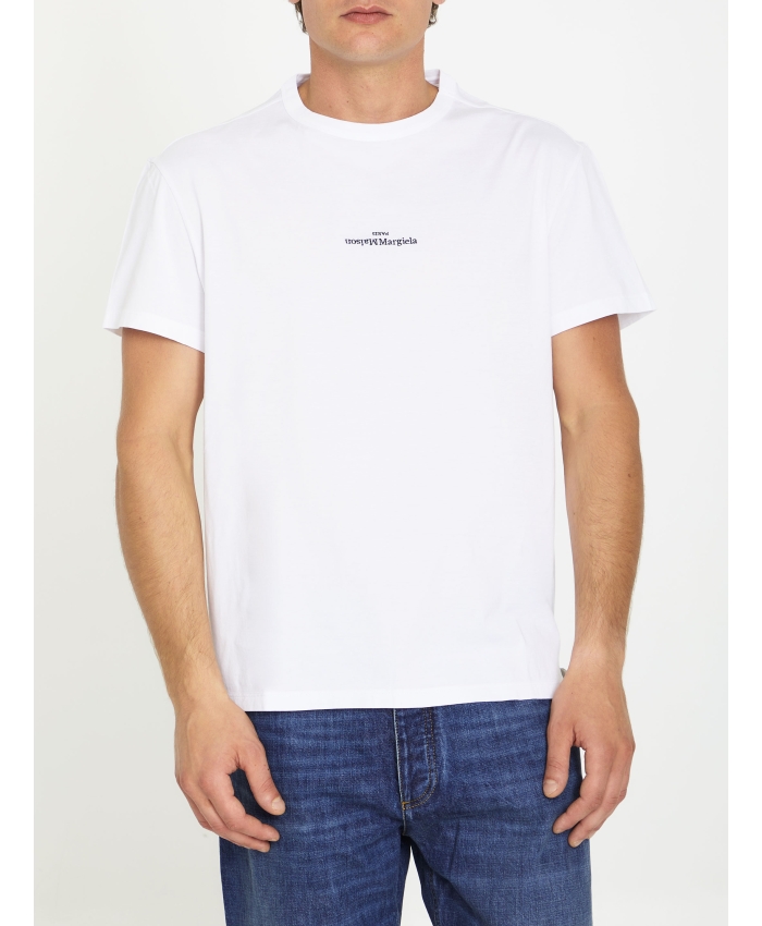 MAISON MARGIELA - White cotton t-shirt