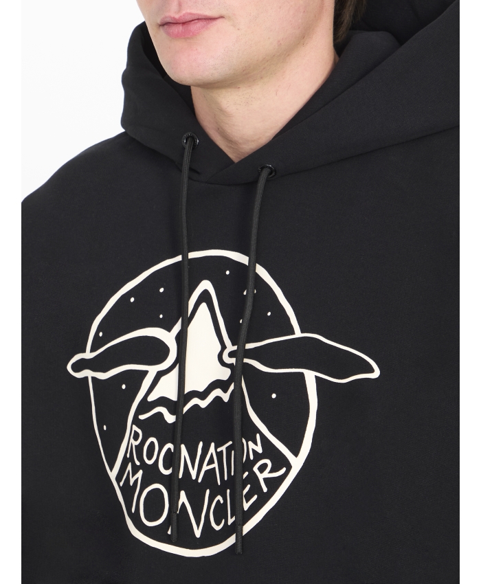 MONCLER X ROC NATION - Logo hoodie