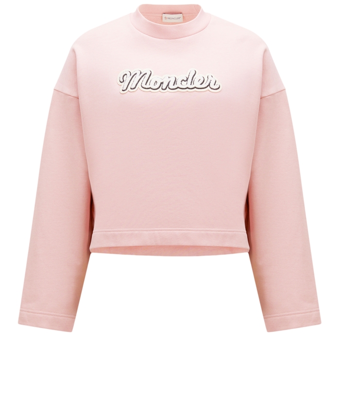 MONCLER - Cotton sweatshirt with logo