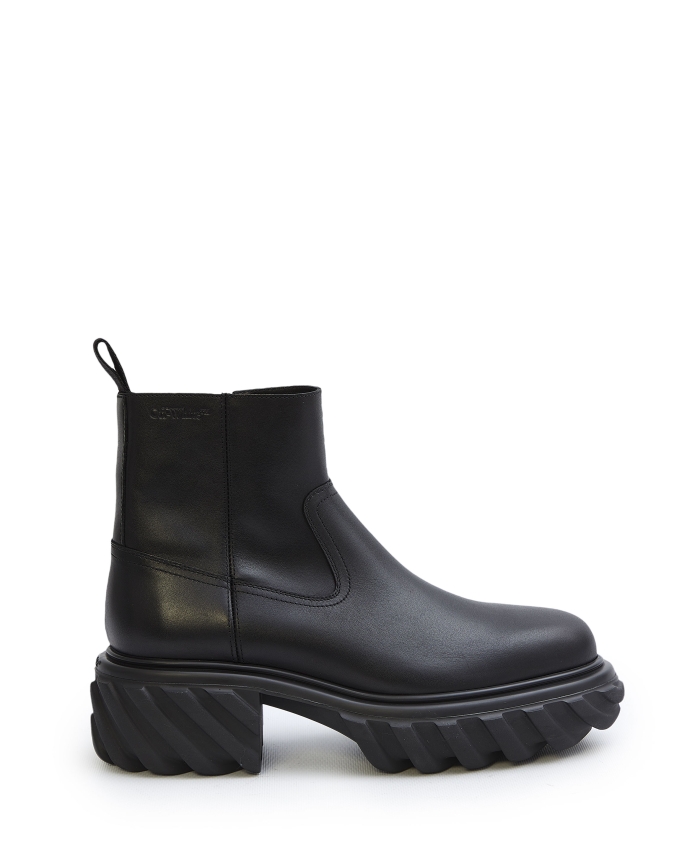 OFF WHITE - Tractor Motor ankle boots