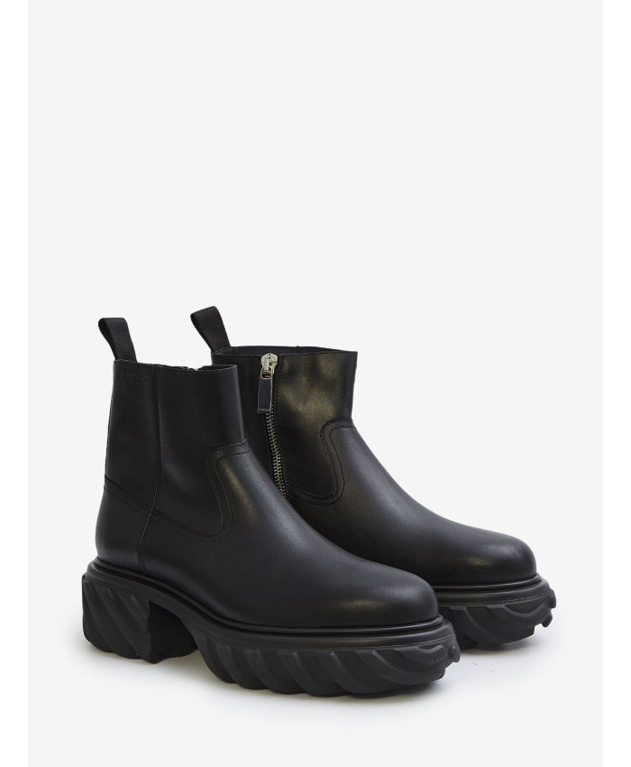 OFF WHITE - Tractor Motor ankle boots