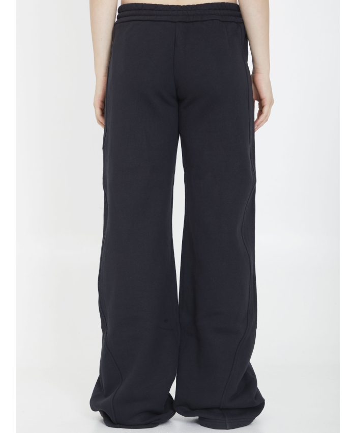 OFF WHITE - Round joggers in cotton jersey