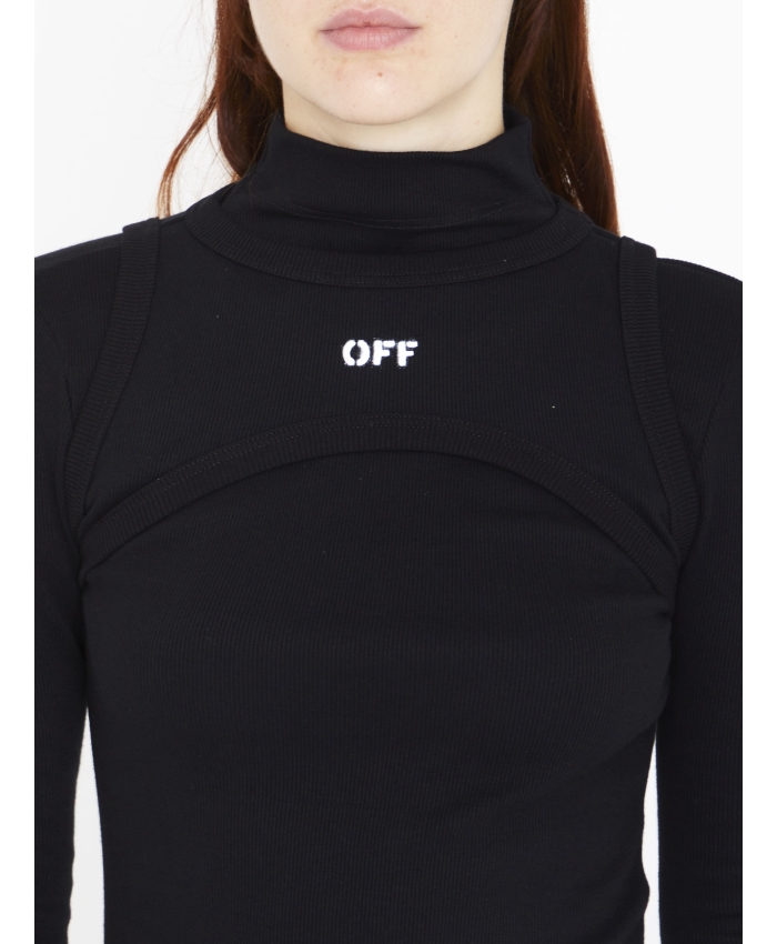 OFF WHITE - Off Stamp dress