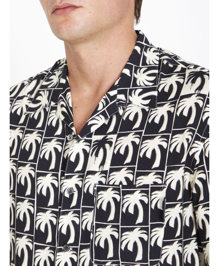 PALM ANGELS - Camicia con stampa Palms