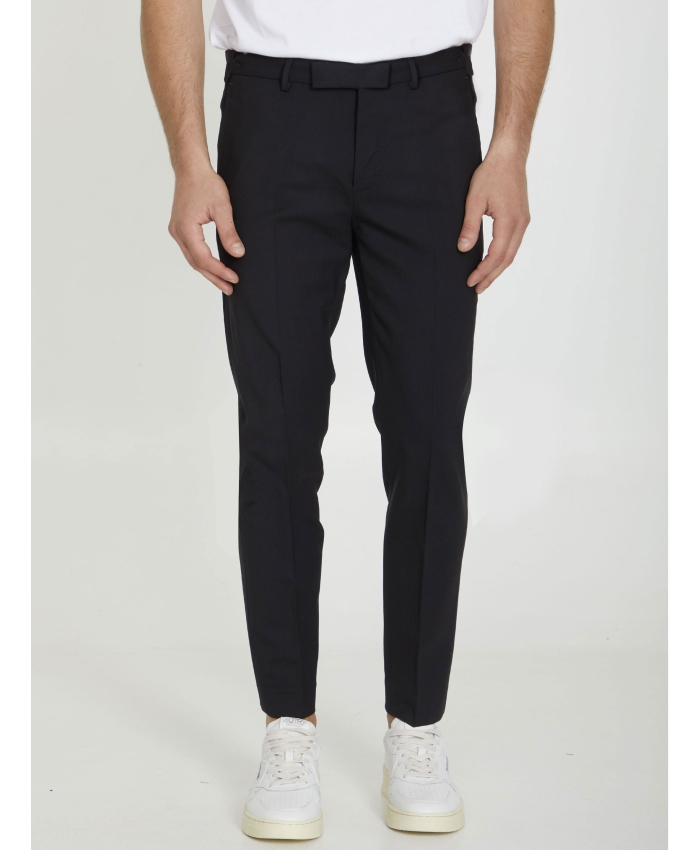 PT TORINO - Black wool trousers