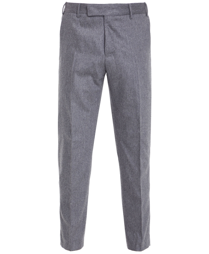 PT TORINO - Pantaloni in lana grigia