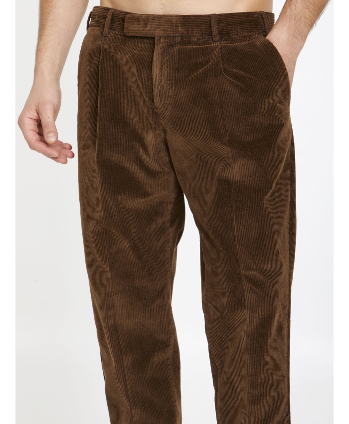 PT TORINO - Pantaloni in velluto