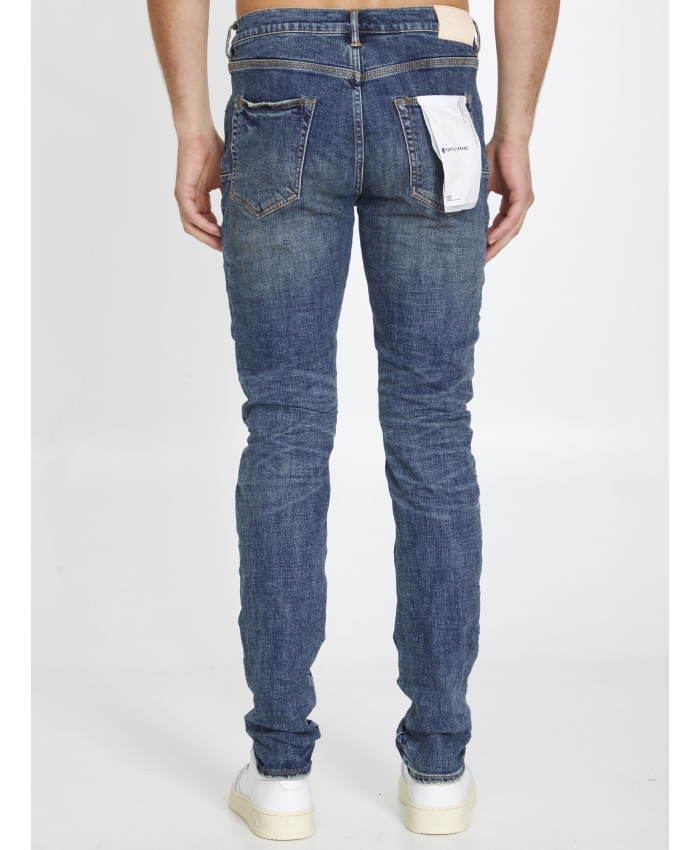 PURPLE BRAND - Slim jeans in blue denim