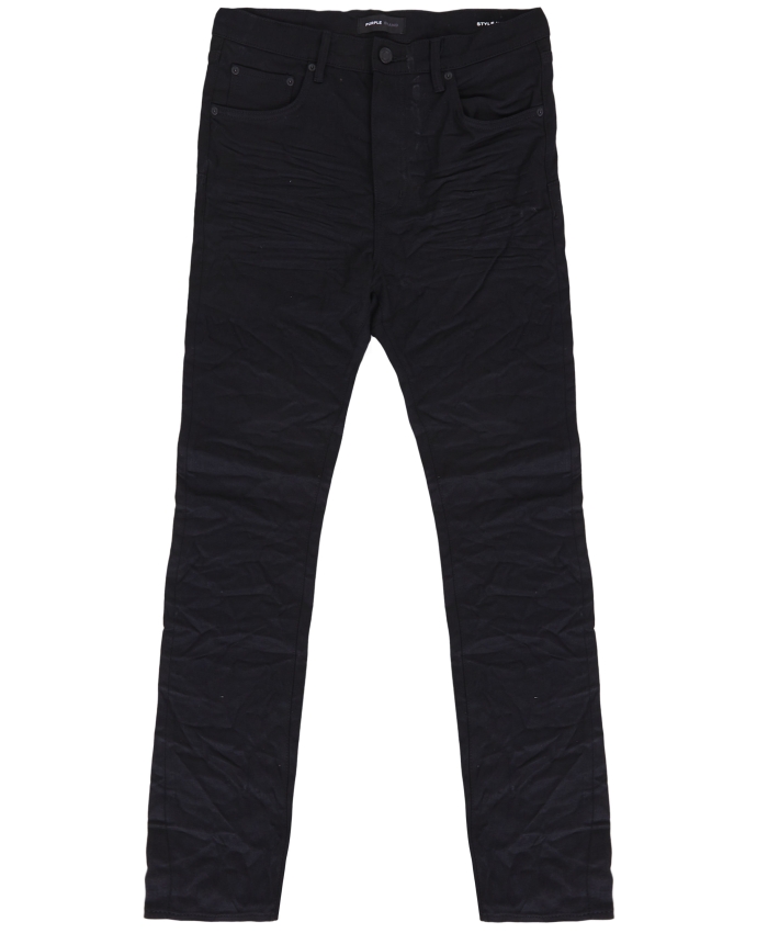 PURPLE BRAND - Slim jeans in black denim