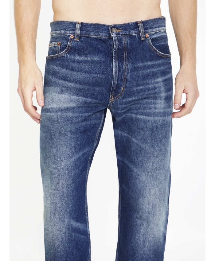 SAINT LAURENT - Straight denim jeans
