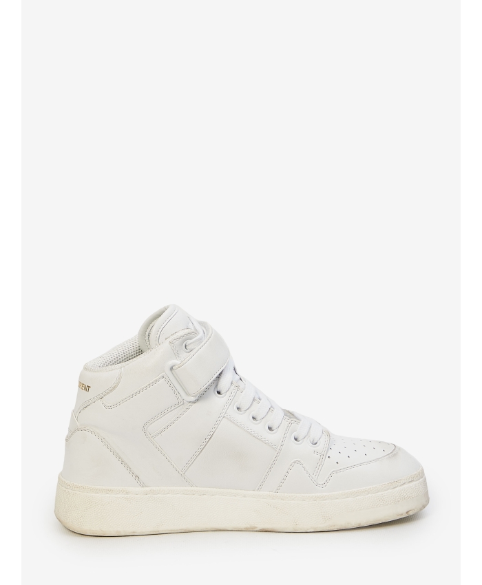 SAINT LAURENT - Lax sneakers in washed-out effect leather
