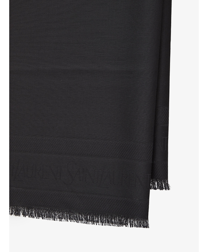 SAINT LAURENT - Large square scarf