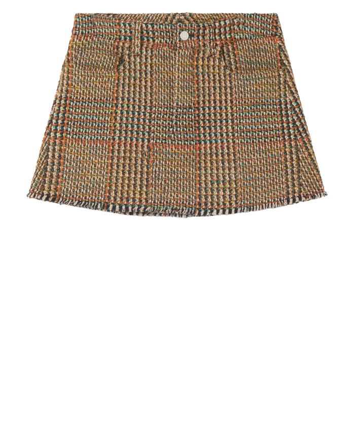 STELLA MCCARTNEY - Wool tweed miniskirt
