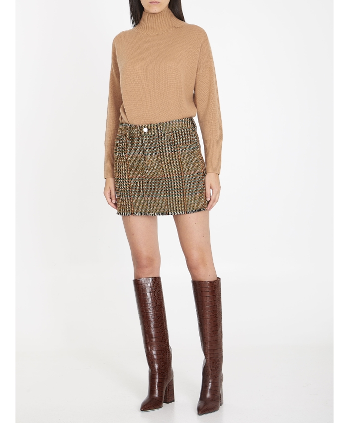STELLA MCCARTNEY - Minigonna in tweed di lana