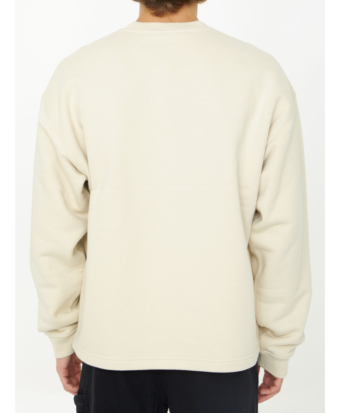 STONE ISLAND - Cotton sweatshirt with logo
