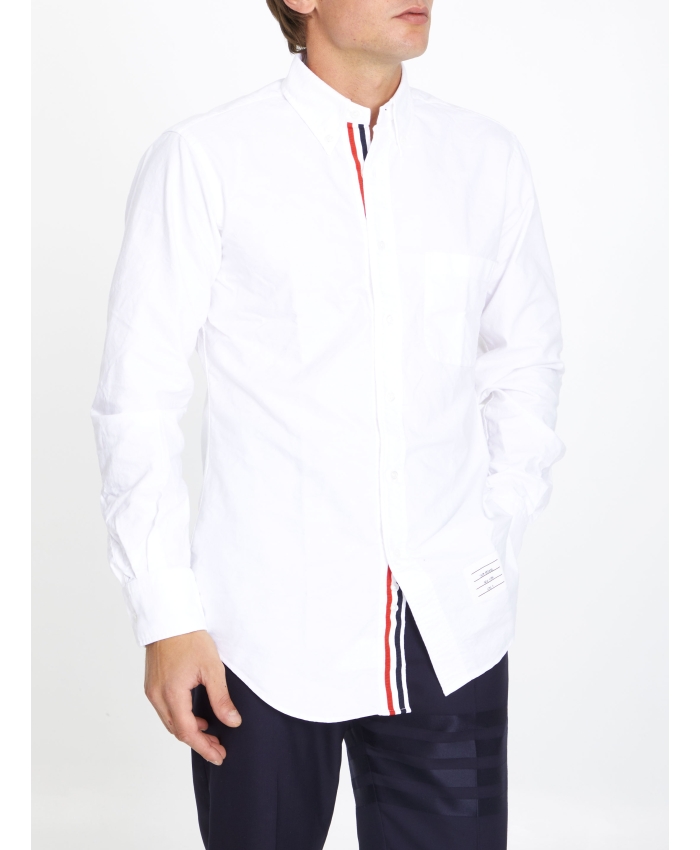 THOM BROWNE - White cotton shirt