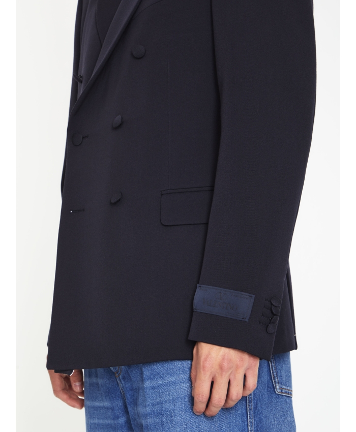 VALENTINO GARAVANI - Double-breasted wool jacket