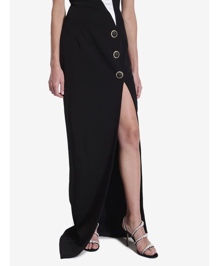 BALMAIN - Long dress in crepe