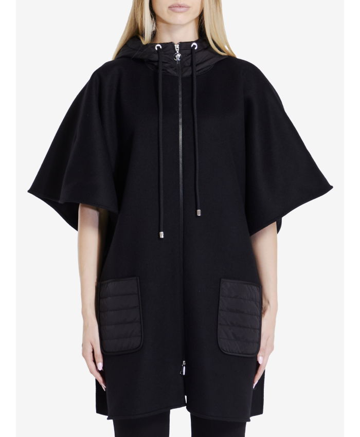 MONCLER - Padded hooded cape