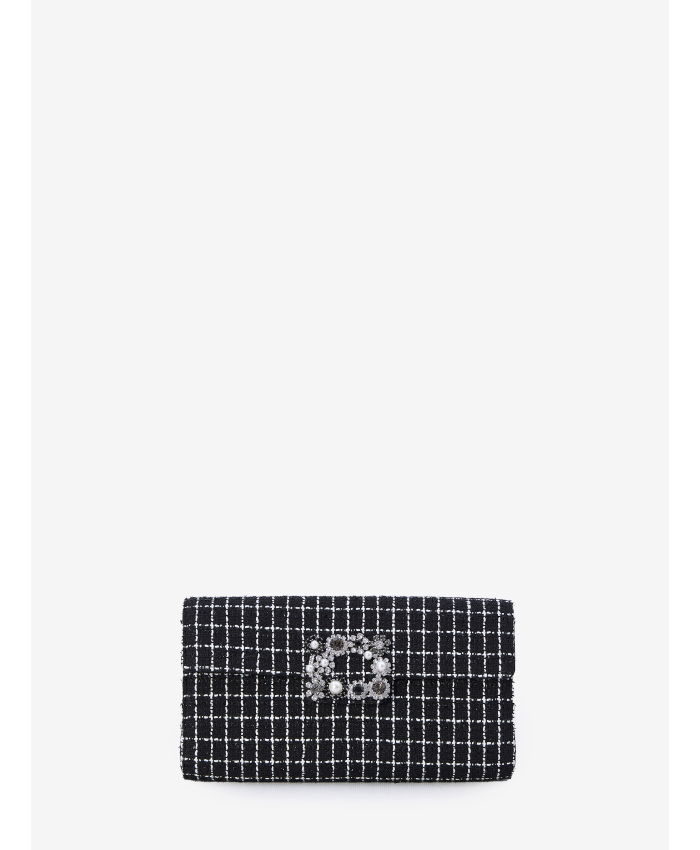 ROGER VIVIER - Efflorescence clutch in tweed