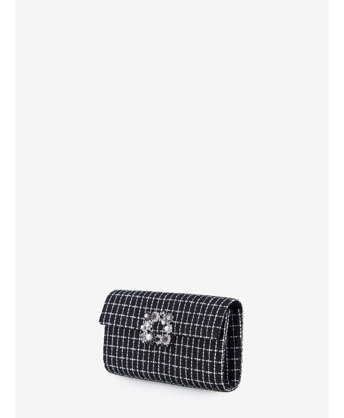 ROGER VIVIER - Efflorescence clutch in tweed